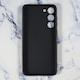 Husa de protectie silicon pentru Samsung Galaxy S23, Protectie Camera si Interior cu Microfibra, Flexibil, Negru
