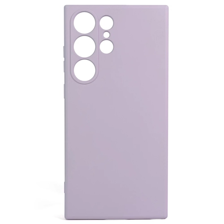 Клаъф за Samsung Galaxy S23 Ultra, Защита на камерата и интериора с микрофибър, Гъвкав, Slim Fit, Ultra Durable, Soft Touch, Ultra Safe Silicone, Светлорозов