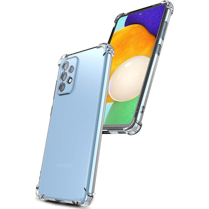 DaDen Antishock калъф за Samsung A23, Ultra Protection, Corner protection, Anti shock, Удароустойчив, Transparent