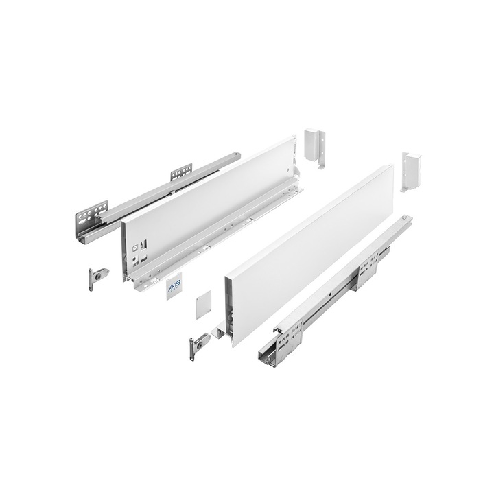 Sertar, GTV, Axis Pro, Medium, H116 350 mm, alb