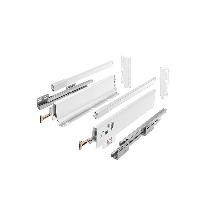 Sertar, GTV, Modern Box, High, sina patrata, 500 mm, alb