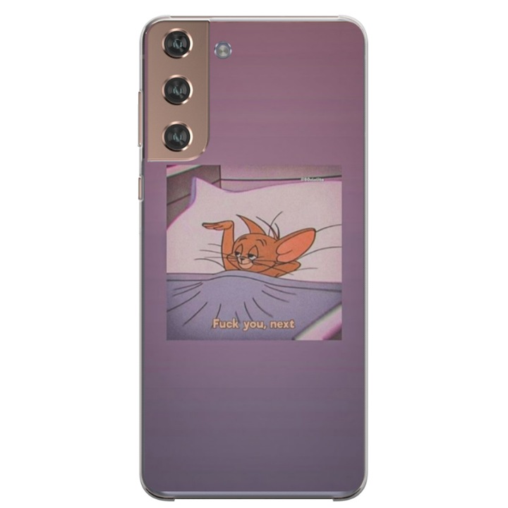 Husa personalizata HQPrint pentru Samsung Galaxy S22 Plus, model Jerry #1, multicolor, S1D1M0104