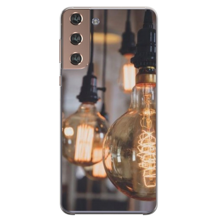 Husa personalizata HQPrint pentru Samsung Galaxy S22 Plus, model Lightbulb, multicolor, S1D1M0322