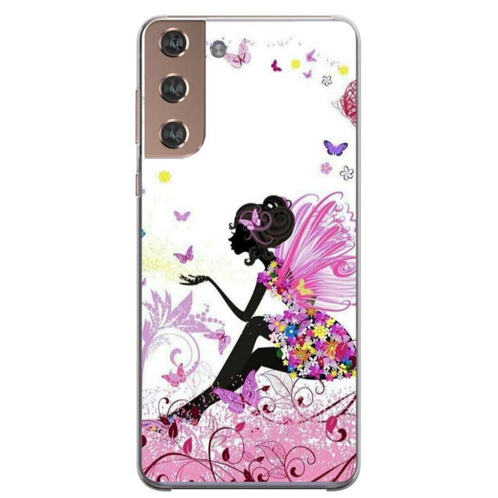 Husa personalizata HQPrint pentru Samsung Galaxy S22 Plus, model Fairy, multicolor, S1D1M0276