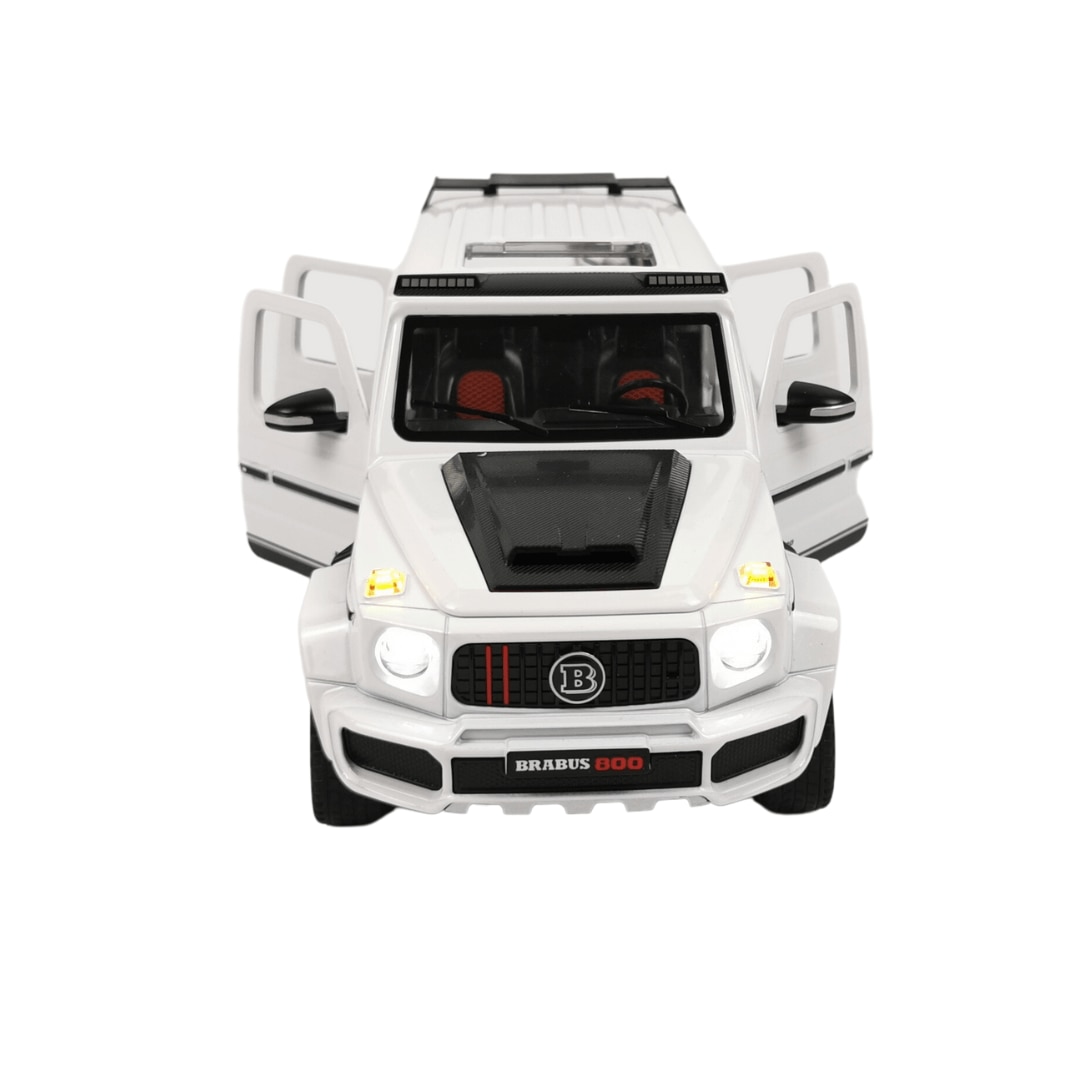 Masinuta, Mercedes G-class Brabus, 1:18, Alb - eMAG.ro