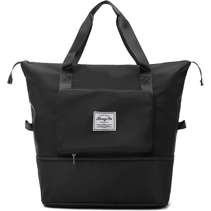 Водоустойчива чанта за пътуване, 42x22x38cm, черен
