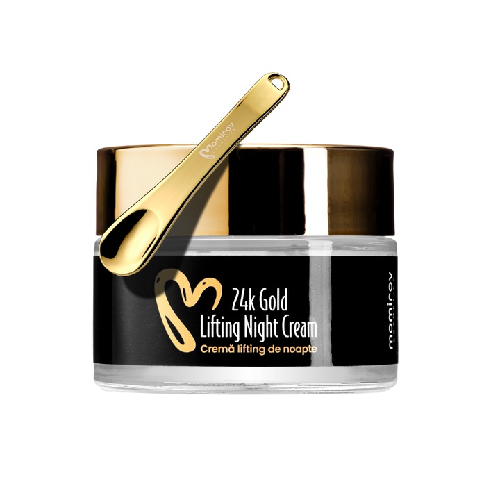 Crema antirid cu Aur 24K si 10% Tens-up, Momirov Cosmetics, cu efect de lifting, 50 ml