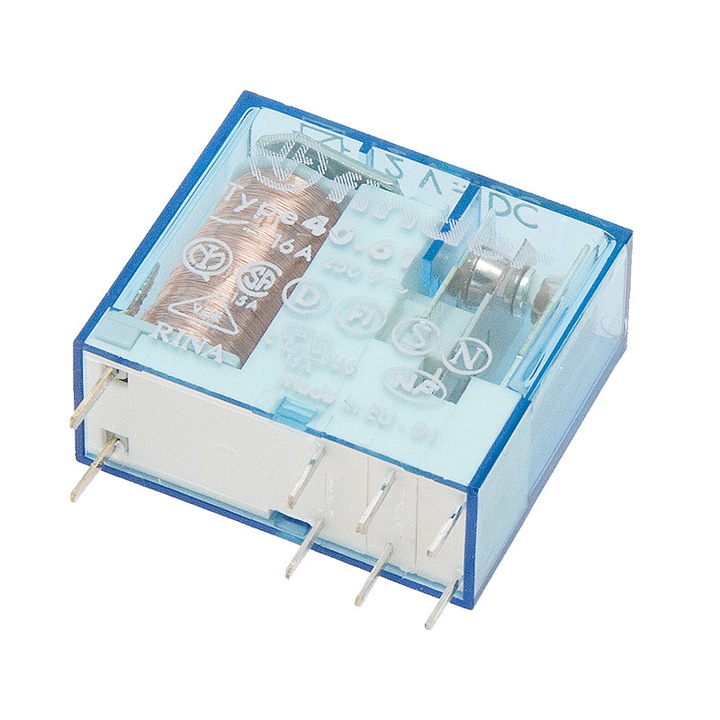 Releu f40.61.9.024, Finder, 16 A, 24 V, Albastru