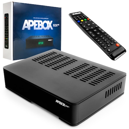 Receiver, APEBOX, S2X, 4K, H.265, IPTV, Xtream Stalker, Negru