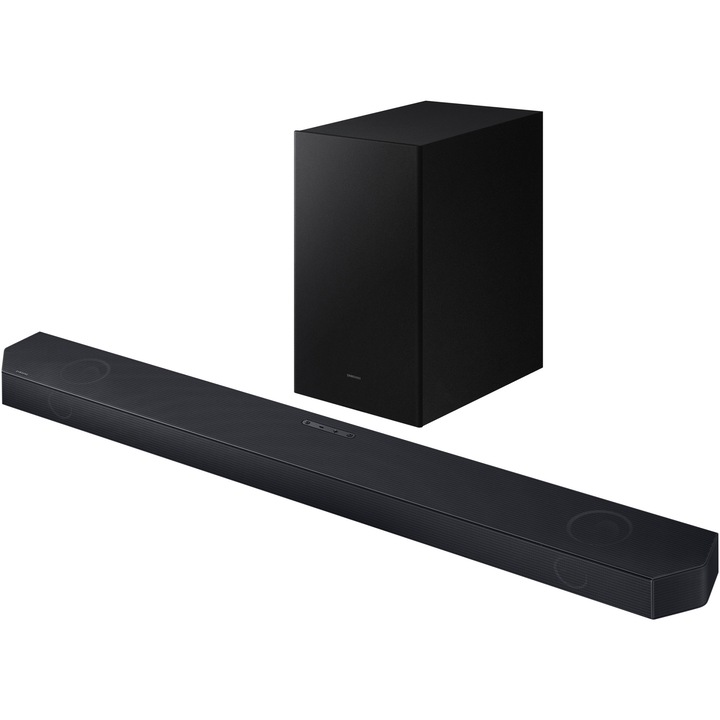 Soundbar Samsung HW-Q700D, 3.1.2, 320W, Bluetooth, Wi-Fi, Безжичен субуфер, Dolby Atmos, Титаново черно