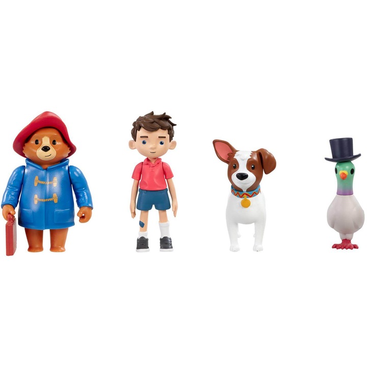 Set 4 figurine Ursuletul Paddington, 5,5 - 7 cm
