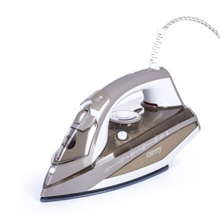 Fier de calcat cu abur, Camry, 3000 W, 320 ml, Maro/Alb