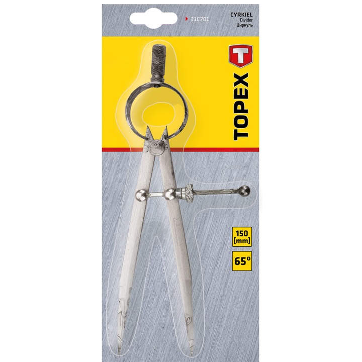 Метален компас Topex, 15см