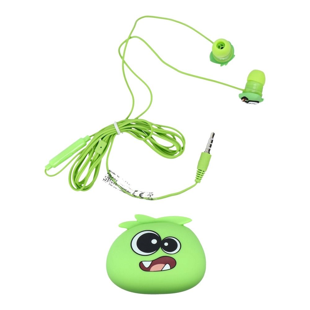 Casti audio, Model monstri, Mufa jack 3.5 mm, Verde