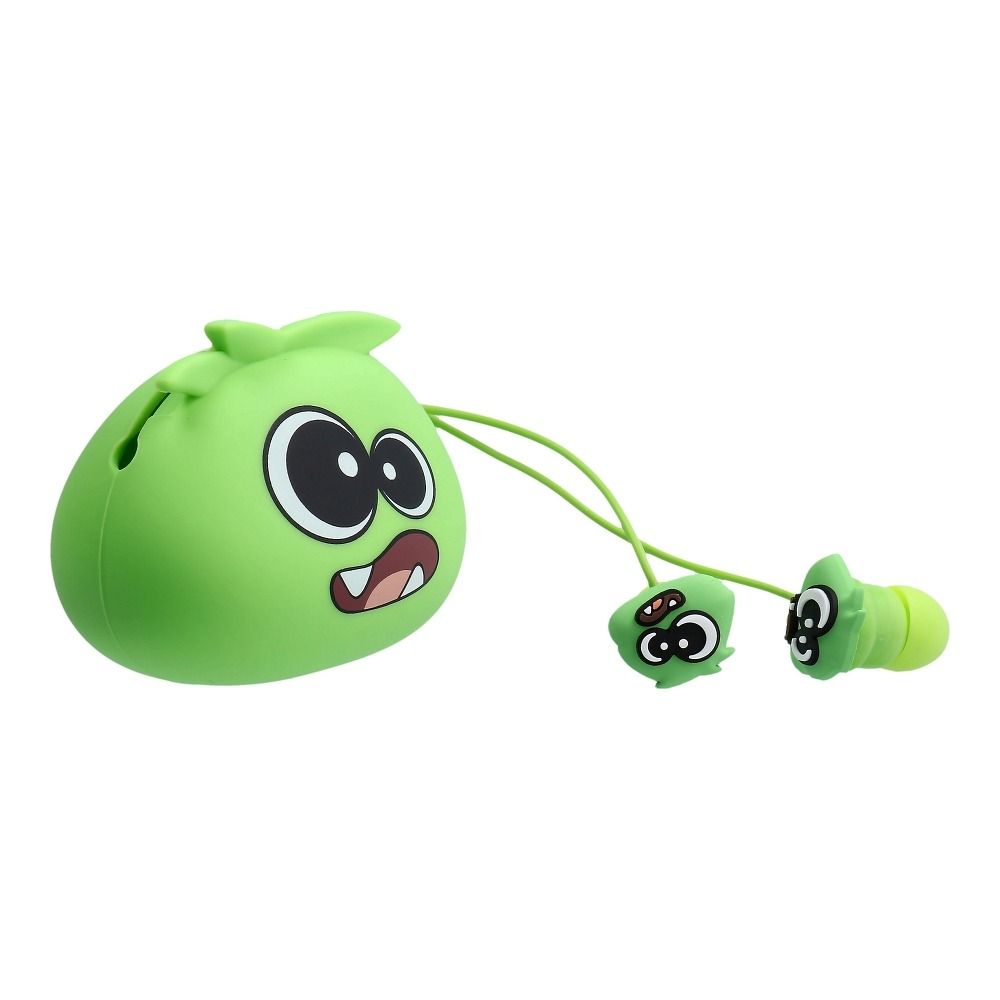 Casti audio, Model monstri, Mufa jack 3.5 mm, Verde