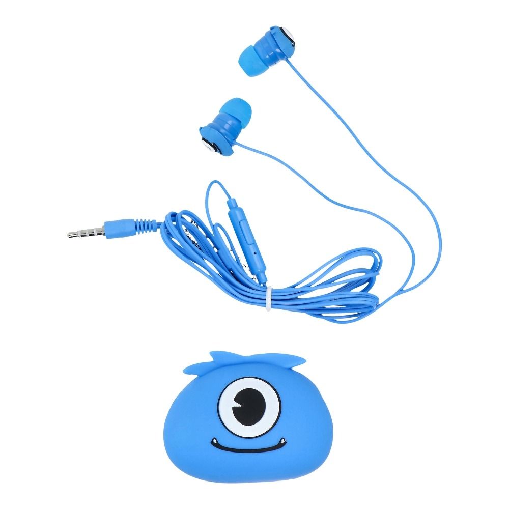 Casti audio, Model monstri, Mufa jack 3.5 mm, Albastru