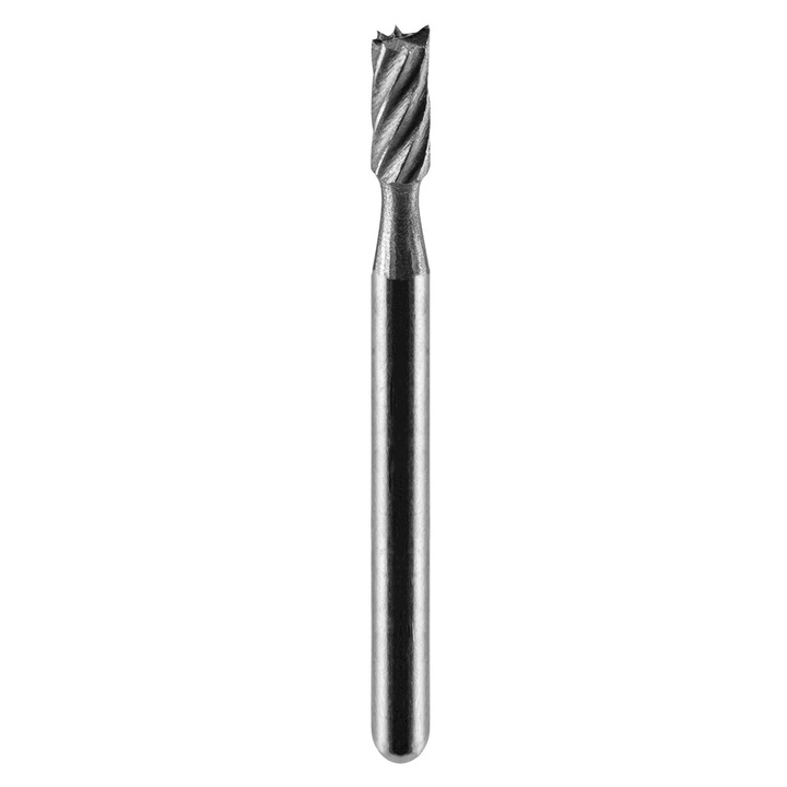 Set 2 freze pentru metal/lemn, Graphite, Otel, Tija cilindrica, 3.2 mm, Argintiu