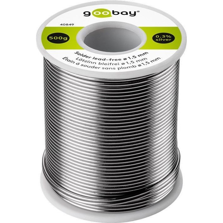 Rola sarma, Goobay, Cupru/Argint, 1.5 mm, 500 g
