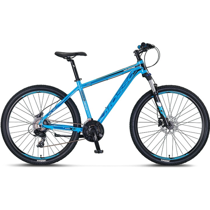 MTB велосипед Mosso Wildfire M Hydraulic, колело 27.5", рамка 20", цвят син/черен, алуминиева рамка