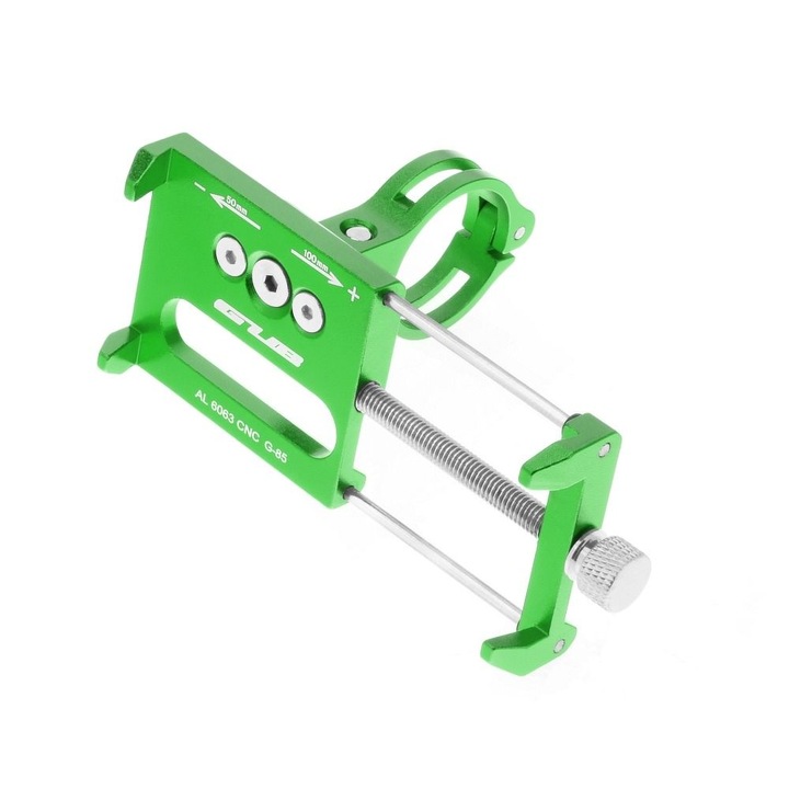Accesoriu bicicleta, Gub, Aluminu/Metal, Verde/Argintiu