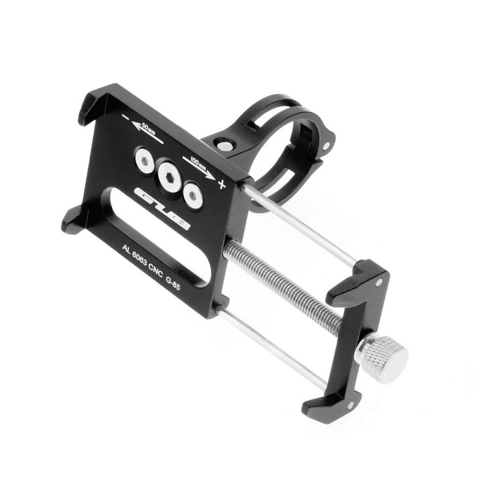 Suport bicicleta GUB, Aluminiu, Negru/Argintiu