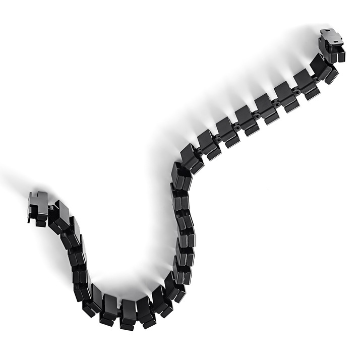 Ghidaj cabluri, 118 cm, Negru