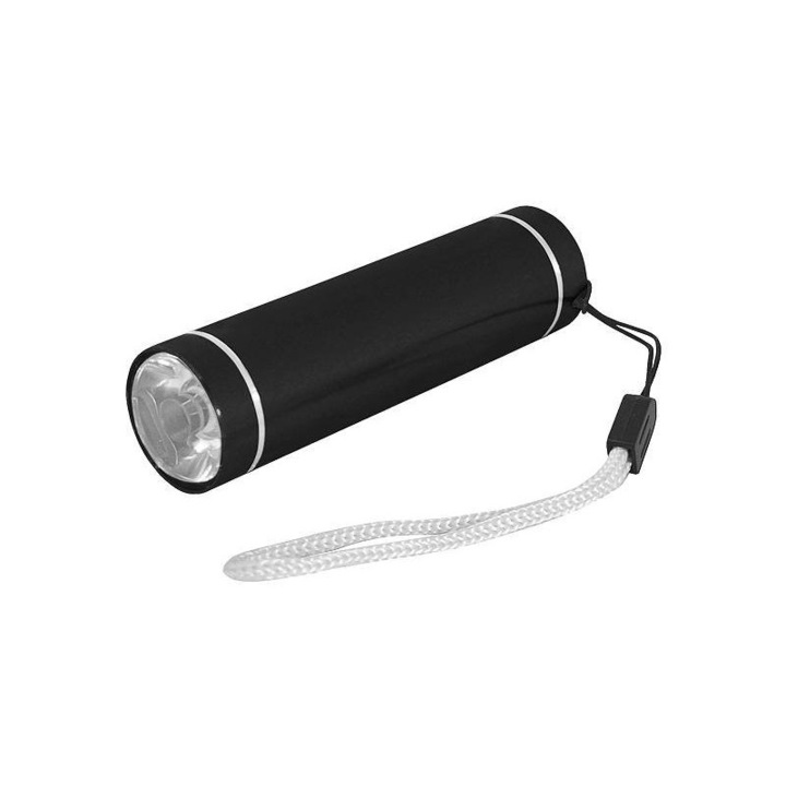 Фенер, LTC, LXLL38, Алуминий, LED, 1 W, Черен