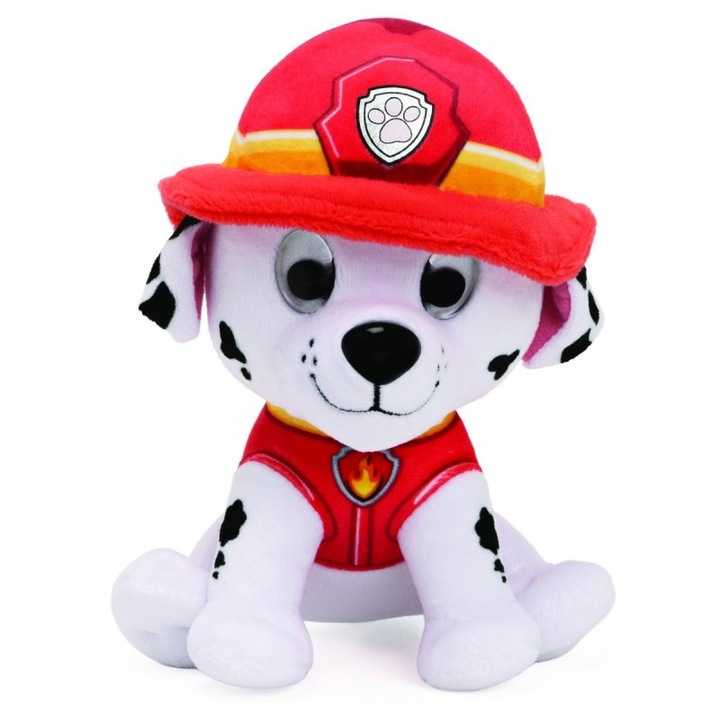 Jucarie de plus Paw Patrol - Marshall, 8 cm, Multicolor