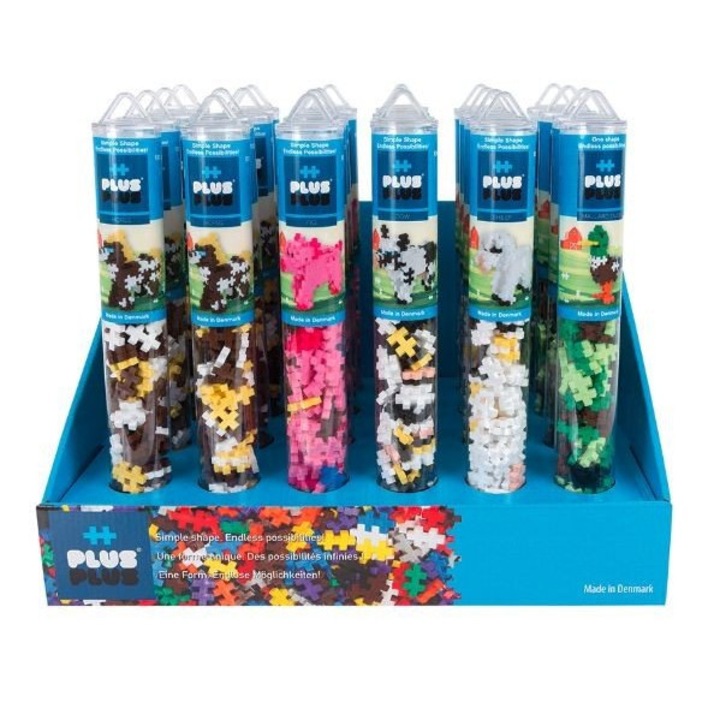 Блокове плюс тръбички Farma, Dante, пластмасови, 3+, 24 броя