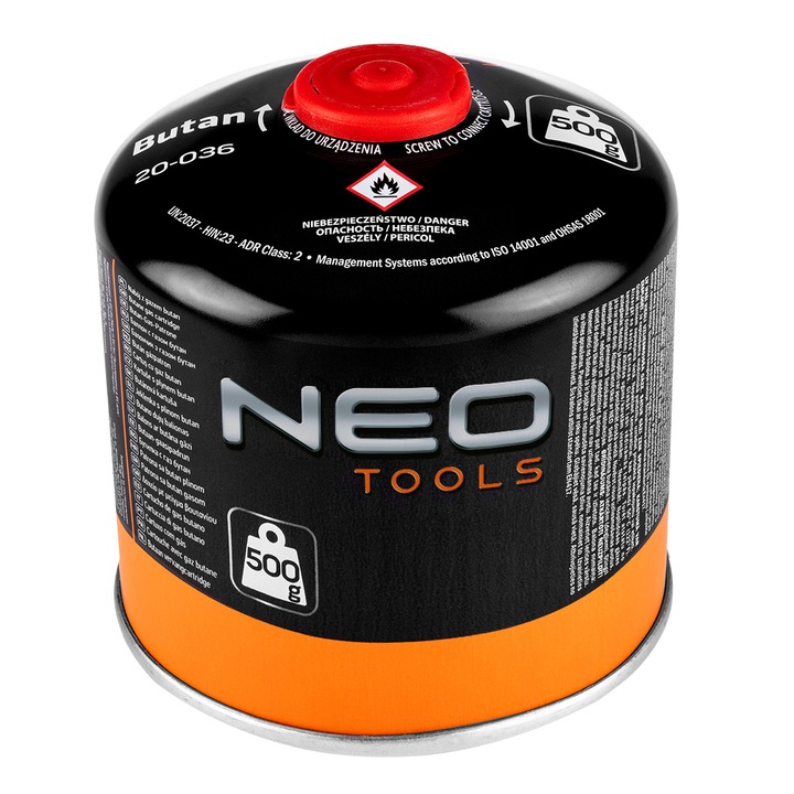 Бутанов патрон с винт, Neo Tools, 500 г