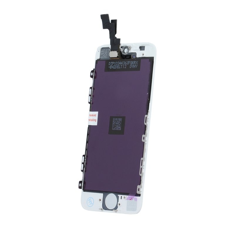 Telefon kijelző, iPhone SE kompatibilis, fehér - eMAG.hu