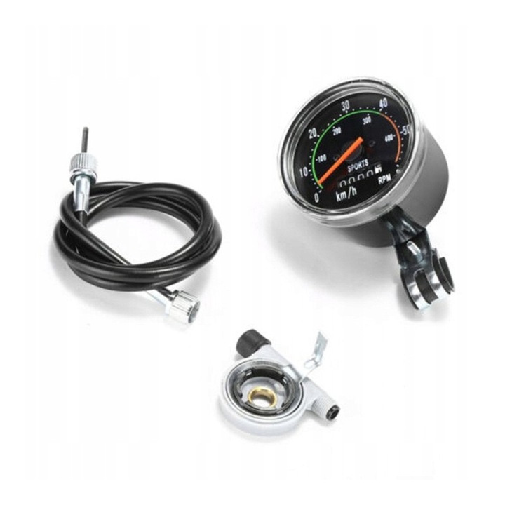 Велокомпютър, Скорост, Черен