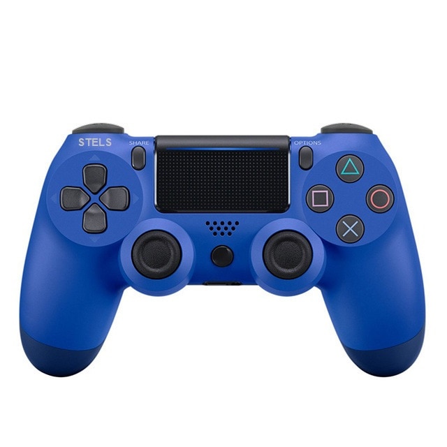 Безжичен контролер STELS, Джойстик, Playstation 4, Син - eMAG.bg