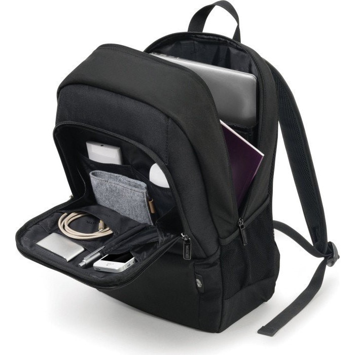 Rucsac laptop, Poliester, 13-14.1inch, Negru