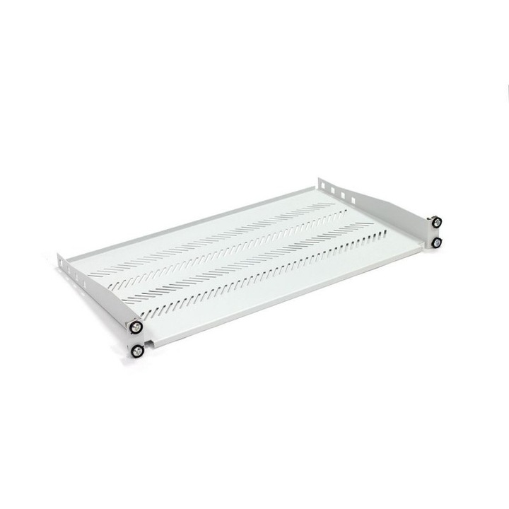 Raft 1U, Otel, 19", 483 x 250 mm, Gri