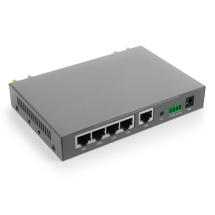 Router Wi-Fi, Carcasa metalica, Cat. 4, 12V/1A, Negru