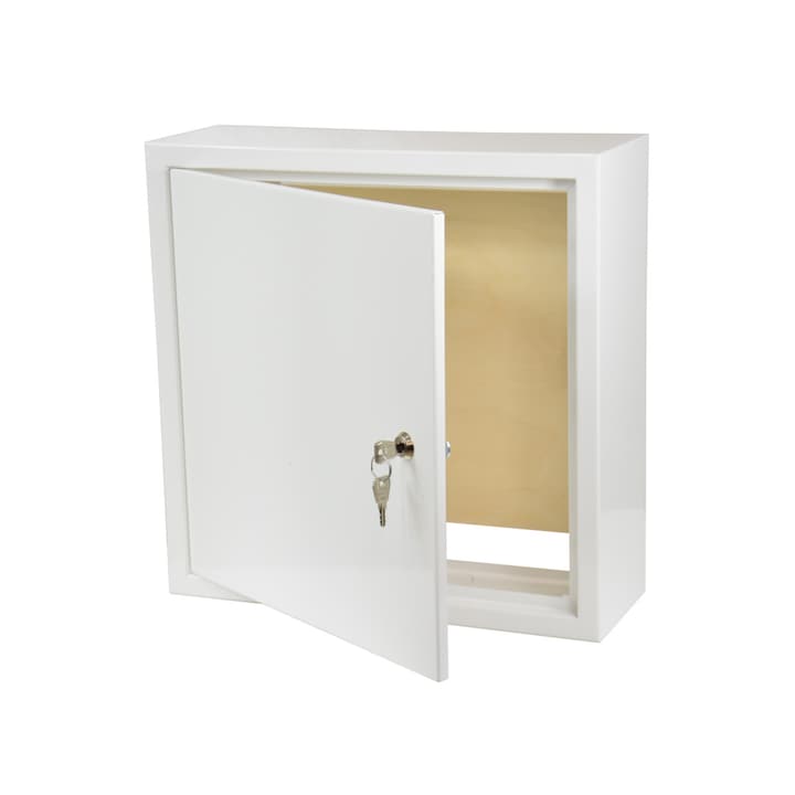Spacetronik TPR-4 v3 метален шкаф, 400x400x140mm, бял, с ключалка и два ключа