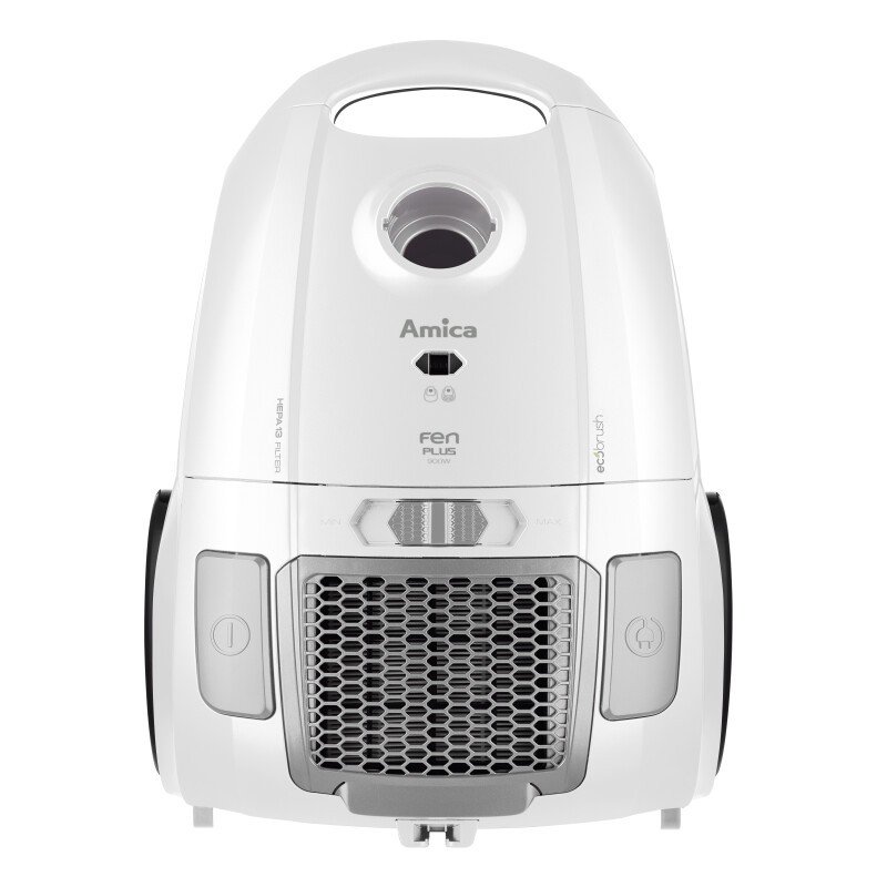 Aspirator cu sac Amica, 850W, 3 l, Alb/Negru