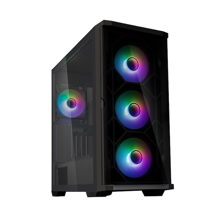 Компютърна кутия Zalman Z10 Duo, Черен, Middle Tower