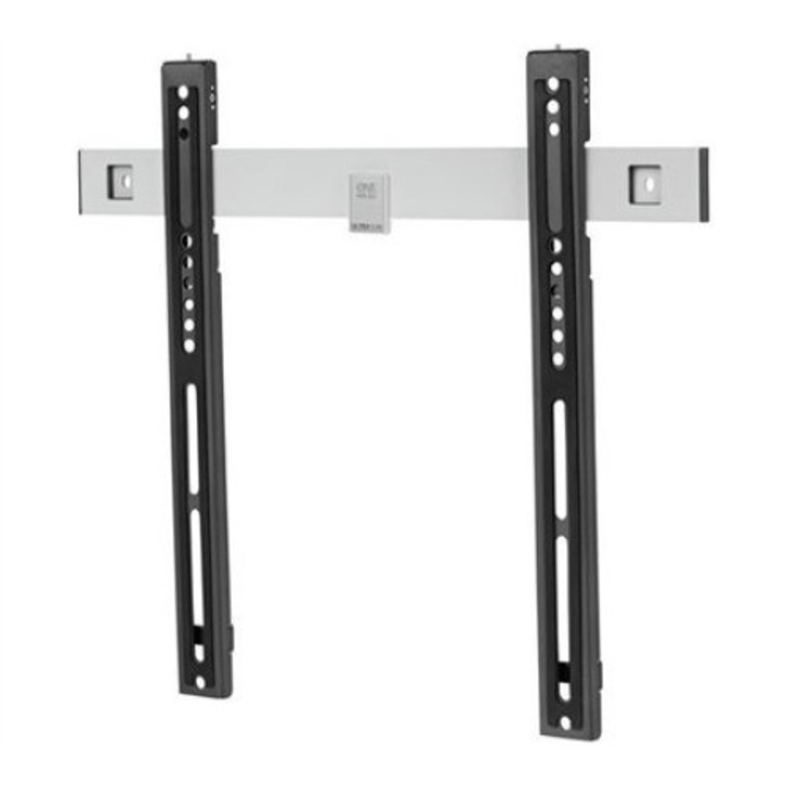 Suport de perete, One For All, 32-60", Fix, Greutate maxima 80 kg, Argintiu/Negru