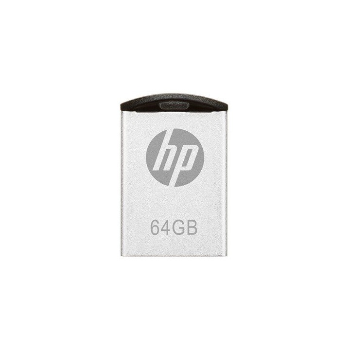 Memorie USB, HP, 64GB, USB 2.0, Argintiu