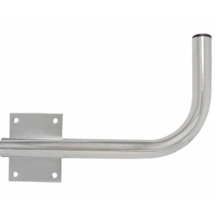 Suport lateral SAT pe perete, Inox, Argintiu