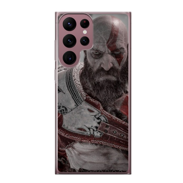 Калъф HQPrint по поръчка за Samsung Galaxy S22 Ultra, модел God of War #2, многоцветен, S1D1M0081