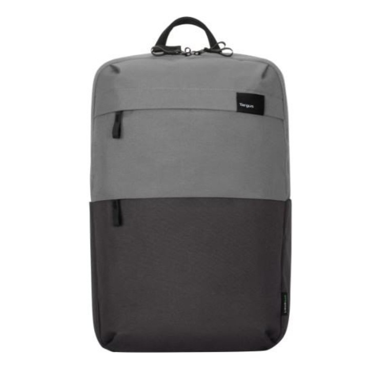 Rucsac laptop, Targus, Plastic, Compatibil cu laptop de 16'', 33 x 19 x 53 cm, Gri/Negru