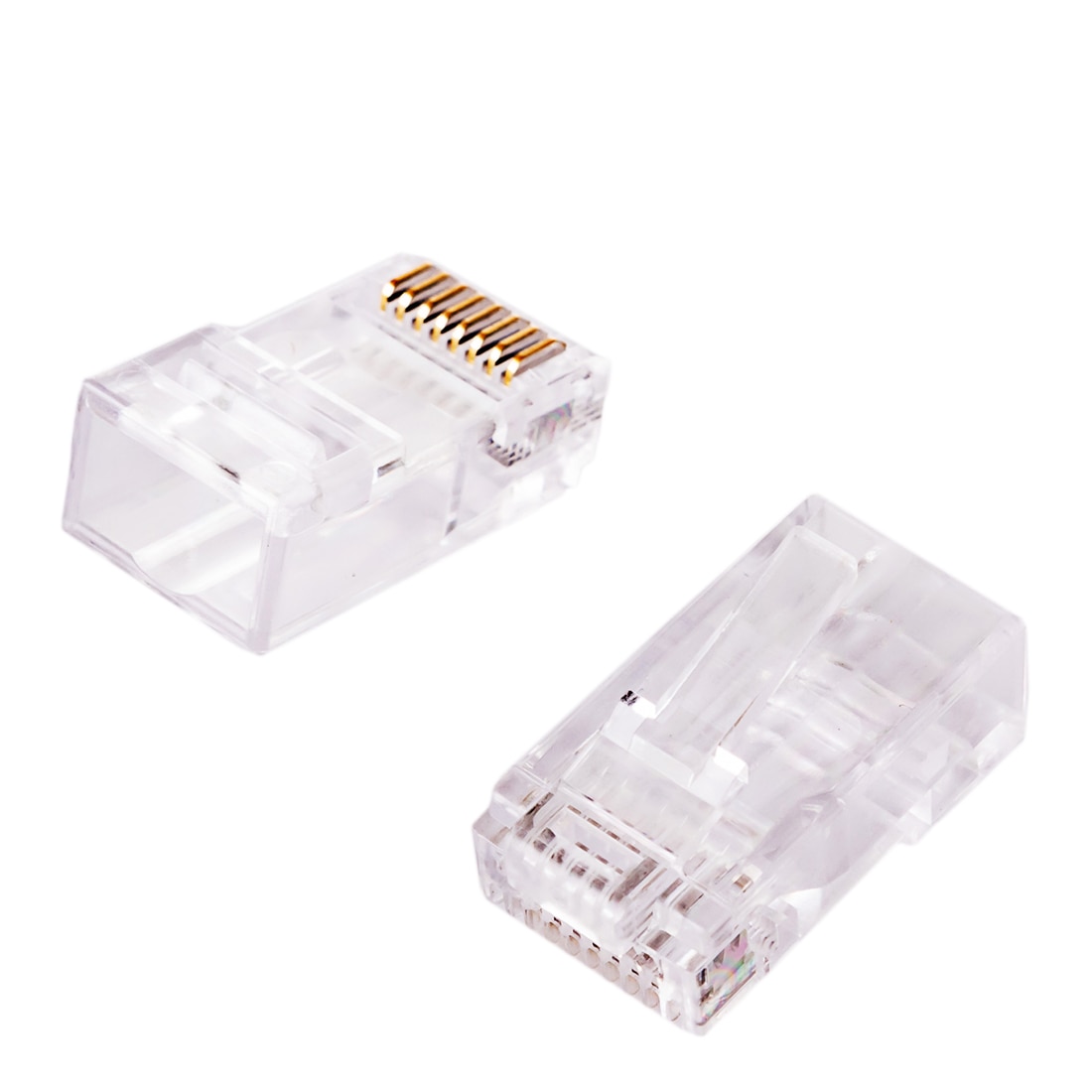 Set 25 mufe RJ45, cat.6, UTP, Transparent - eMAG.ro