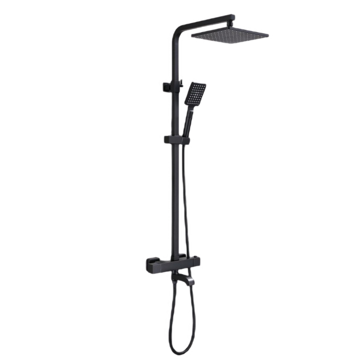 Set de dus MBO-154B, Baterie dus, Coloana, Para mobila, Alama, Negru