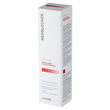 REDBLOCKER,Crema de zi pentru piele sensibila si cuperoza, SPF15, 50ml
