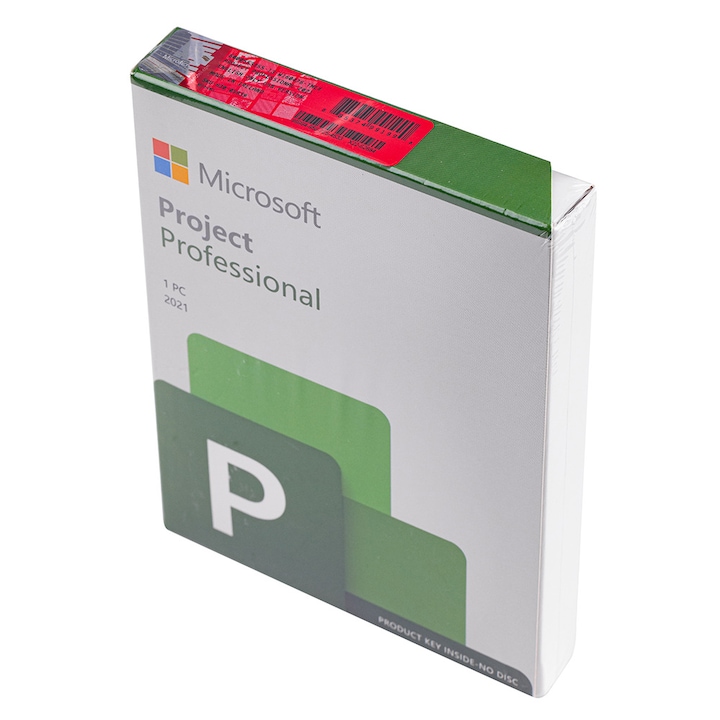 Microsoft Project 2021 Professional, kiskereskedelmi globális kulcs, örökös licenc