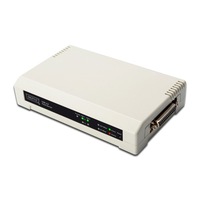 Server de imprimare, Plastic, 10/100Mbps, USB-A, LPT, Alb