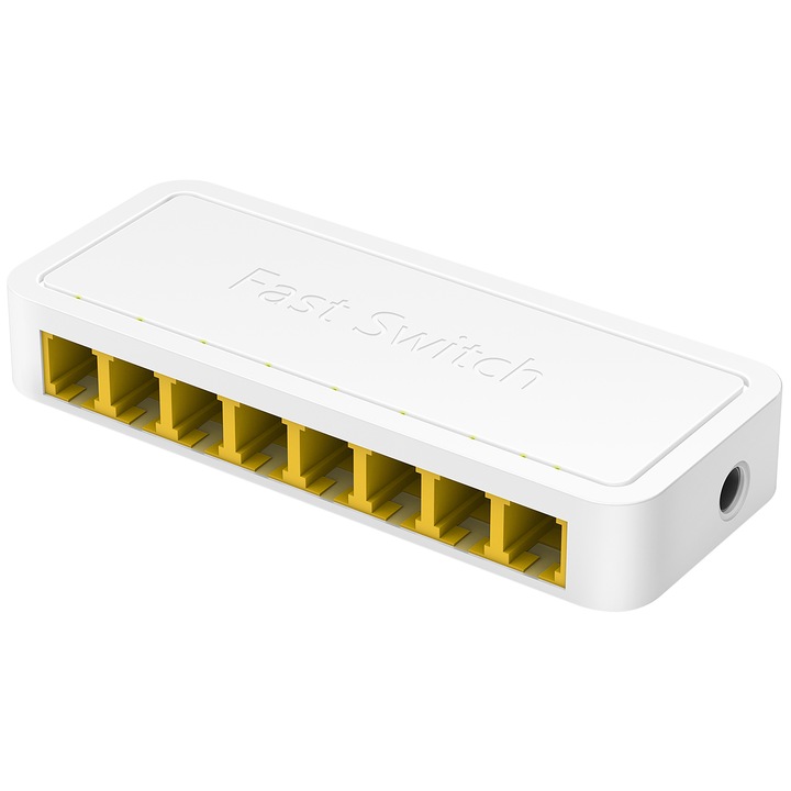 Switch LAN cu 8 porturi, Cudy, FS108D, 10/100Mbps